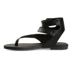 Women's Journee Collection Kyle Sandals Black -GC shoes Shop 3 837