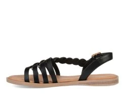 Women's Journee Collection Solay Sandals Black 3 Women's Journee Collection Solay Sandals Black -GC shoes Shop 3 842
