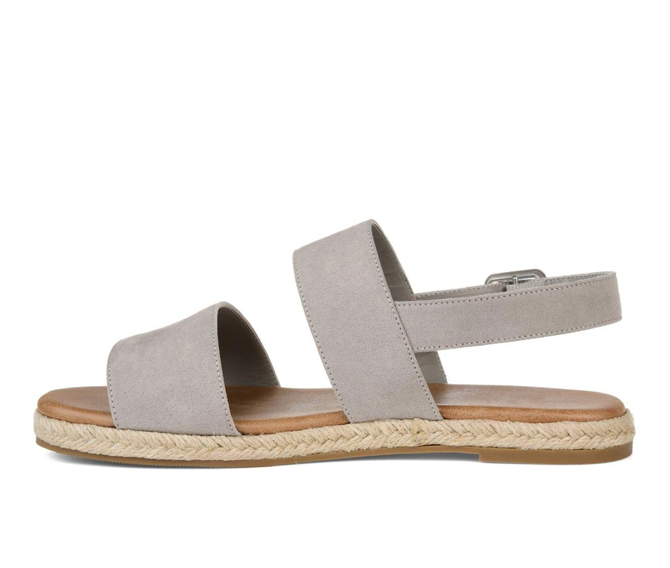 Women's Journee Collection Georgia Flatform Sandals Women's Journee Collection Georgia Flatform Sandals Grey -GC shoes Shop 3 843
