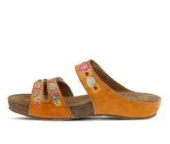 Women's L'Artiste Freesia Slide Sandals Camel -GC shoes Shop 3 850