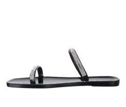 Women's London Rag Fenta Sandals Black -GC shoes Shop 3 877