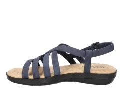 Women's Easy Street Lobo Sandals Navy -GC shoes Shop 3 891