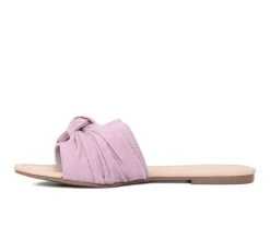 Women's London Rag Knotted Sandals Light Purple -GC shoes Shop 3 897