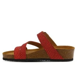Women's SPRING STEP Flossie Footbed Sandals Red -GC shoes Shop 3 90