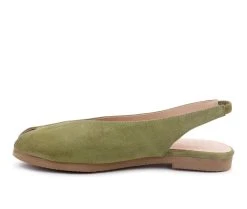 Women's Rag & Co Gretchen Flat Sandals Green -GC shoes Shop 3 901