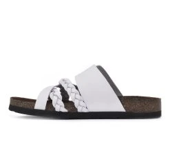 Women's White Mountain Healing Footbed Sandals White -GC shoes Shop 3 92