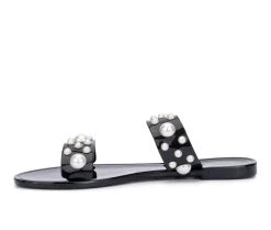 Women's Olivia Miller Margarite Sandals Black -GC shoes Shop 3 921