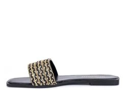 Women's Olivia Miller Victoria Sandals Black 9 Women's Olivia Miller Victoria Sandals Black -GC shoes Shop 3 927