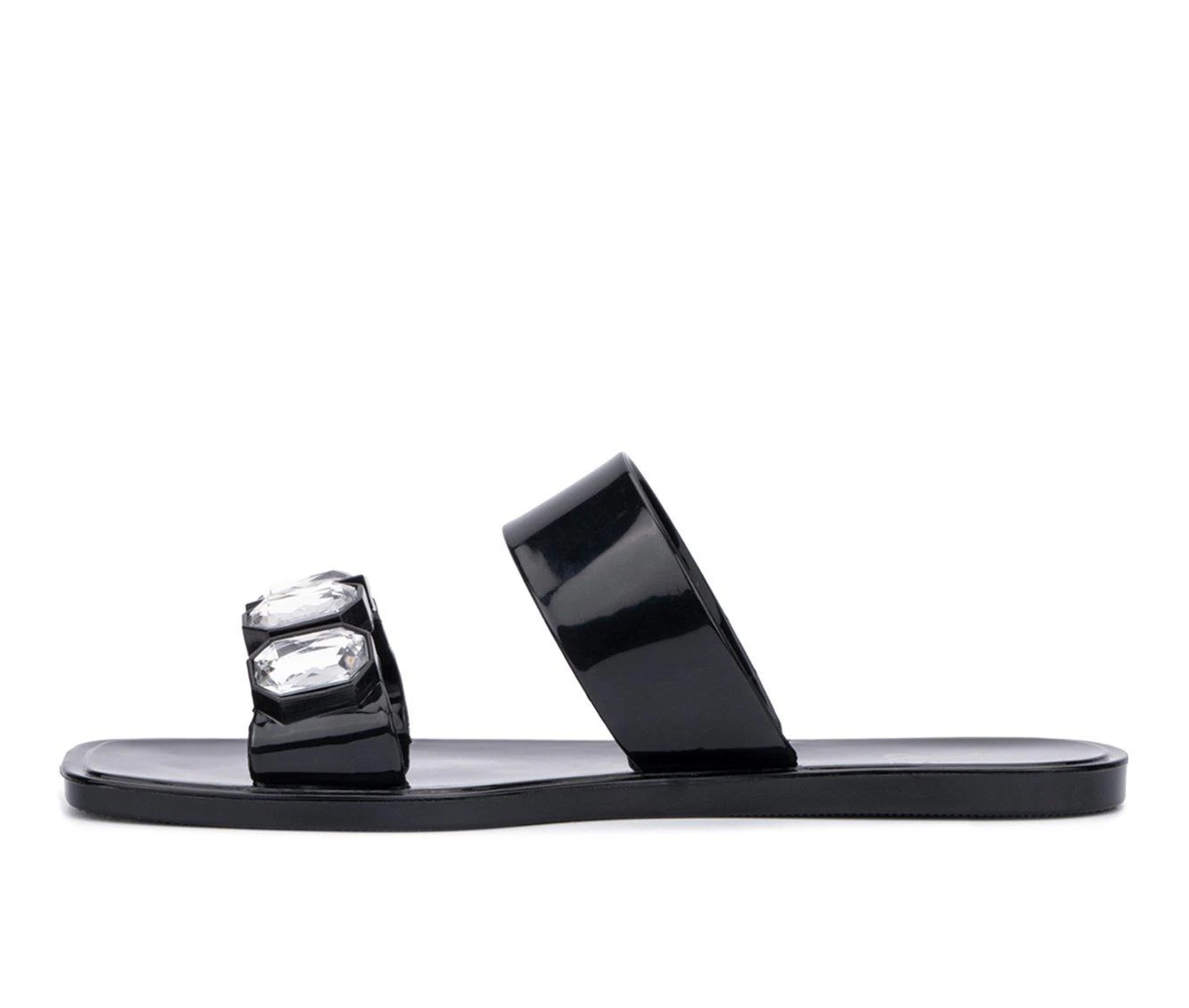 Women's New York and Company Chantalle Jelly Sandals Women's New York And Company Chantalle Jelly Sandals Black -GC shoes Shop 3 930
