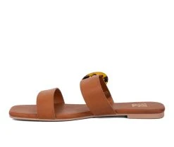 Women's New York And Company Gala Sandals Cognac -GC shoes Shop 3 931