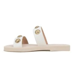 Women's KENSIE Lenora Sandals White -GC shoes Shop 3 943