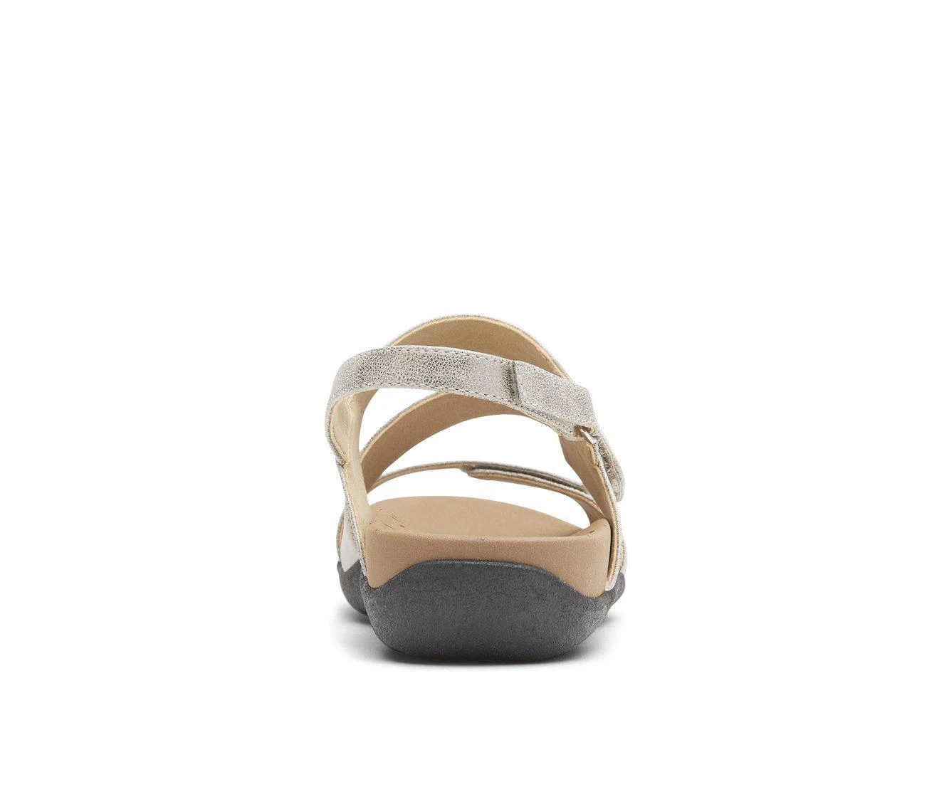 Women's Rockport Ridge Asymmetrical Velcro Sandals Metallic 4 Women's Rockport Ridge Asymmetrical Velcro Sandals Metallic - Image 4