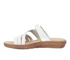 Women's Easy Street Alma Slide Sandals White 9 Women's Easy Street Alma Slide Sandals White -GC shoes Shop 3 976
