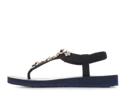 Women's Skechers Cali Meditation Glass Daisy Sandals Navy -GC shoes Shop 3 978