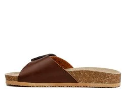 Women's Sugar Zerri Footbed Sandals Cognac -GC shoes Shop 3 98