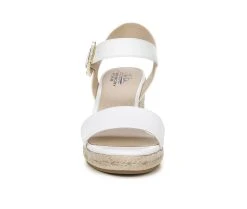 Women's LifeStride Tango 2 Wedge Sandals White -GC shoes Shop 4 1086