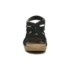 Women's Dr. Scholls Everlasting Wedge Heeled Sandals Black -GC shoes Shop 4 1096