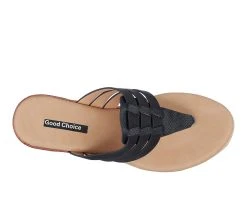 Women's GC Shoes Garson Wedge Sandals Black 10 Women's GC Shoes Garson Wedge Sandals Black -GC shoes Shop 4 1103