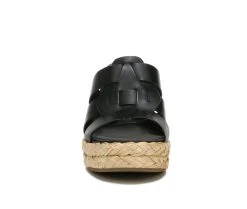Women's Franco Sarto Fioret Wedge Sandals Black 10 Women's Franco Sarto Fioret Wedge Sandals Black -GC shoes Shop 4 1110