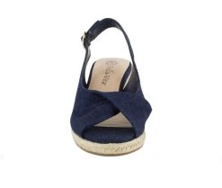 Women's Bella Vita Sylvie II Espadrille Wedges Soft Denim -GC shoes Shop 4 1132