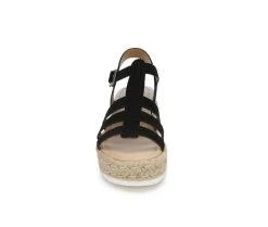 Women's Soda Trader Espadrille Wedge Sandals Black 10 Women's Soda Trader Espadrille Wedge Sandals Black -GC shoes Shop 4 138