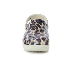 Women's Crocs Classic Animal Remix Platform Clogs Bone/Leopard -GC shoes Shop 4 146