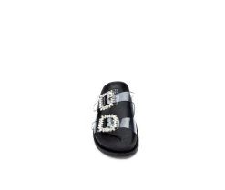 Women's Beach By Matisse Sail Footbed Sandals Black 10 Women's Beach By Matisse Sail Footbed Sandals Black -GC shoes Shop 4 15