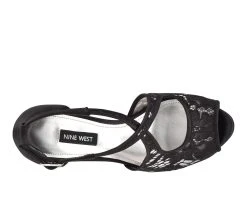 Women's Nine West Hanya Dress Sandals Black/Clear -GC shoes Shop 4 152