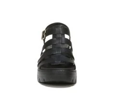 Women's Dr. Scholls Check It Out Platform Wedge Sandals Black -GC shoes Shop 4 157