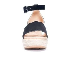 Women's CL By Laundry Daylight Platform Wedges Black 10 Women's CL By Laundry Daylight Platform Wedges Black -GC shoes Shop 4 172