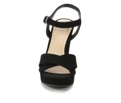Women's Delicious Keeper Heeled Sandals Black Nub 10 Women's Delicious Keeper Heeled Sandals Black Nub -GC shoes Shop 4 174