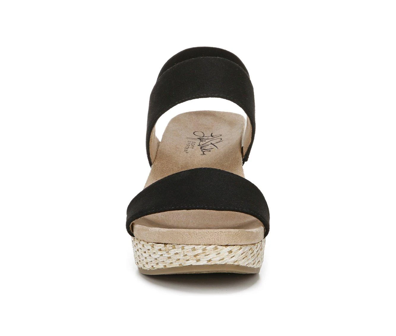 Women's LifeStride Delta Wedges Black 5 Women's LifeStride Delta Wedges Black - Image 5