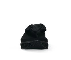 Women's Volatile Island Platform Wedge Flip-Flops Black -GC shoes Shop 4 176