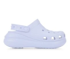 Women's Crocs Classic Crush Platform Clogs Moon Jelly -GC shoes Shop 4 179