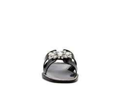 Women's Olivia Miller Kai Platform Wedge Sandals Black 4 Women's Olivia Miller Kai Platform Wedge Sandals Black -GC shoes Shop 4 205