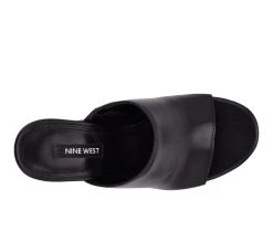 Women's Nine West Flower Platform Dress Sandals Black 4 Women's Nine West Flower Platform Dress Sandals Black -GC shoes Shop 4 228