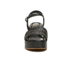 Women's Franco Sarto Peachy Platform Wedge Sandals Black -GC shoes Shop 4 255