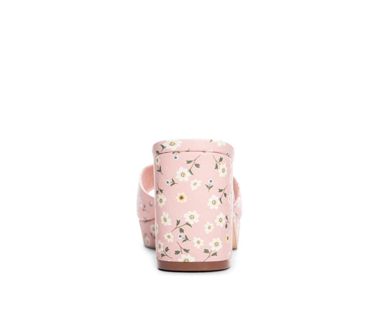 Women's Chinese Laundry Tai Block Heel Dress Sandals Pink Floral 5 Women's Chinese Laundry Tai Block Heel Dress Sandals Pink Floral - Image 5
