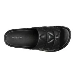 Women's Aerosoles Dayna Platform Wedge Sandals Black -GC shoes Shop 4 311