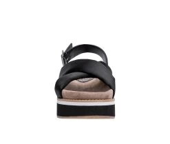 Women's Jane And The Shoe Alma Flatform Sandals Black -GC shoes Shop 4 338