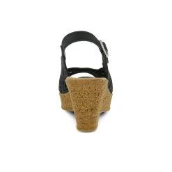 Women's SPRING STEP Abigail Wedge Sandals Black -GC shoes Shop 4 362