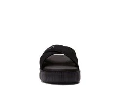 Women's Puma Platform Slide Suede Sport Slides Black 4 Women's Puma Platform Slide Suede Sport Slides Black -GC shoes Shop 4 370