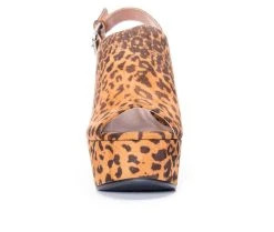 Women's Chinese Laundry Bella Dress Sandals Tiger Leop -GC shoes Shop 4 382