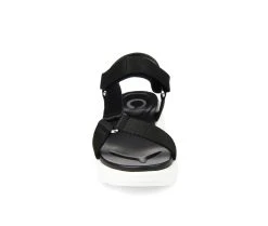 Women's Journee Collection Varro Platform Sandals Black 4 Women's Journee Collection Varro Platform Sandals Black -GC shoes Shop 4 387