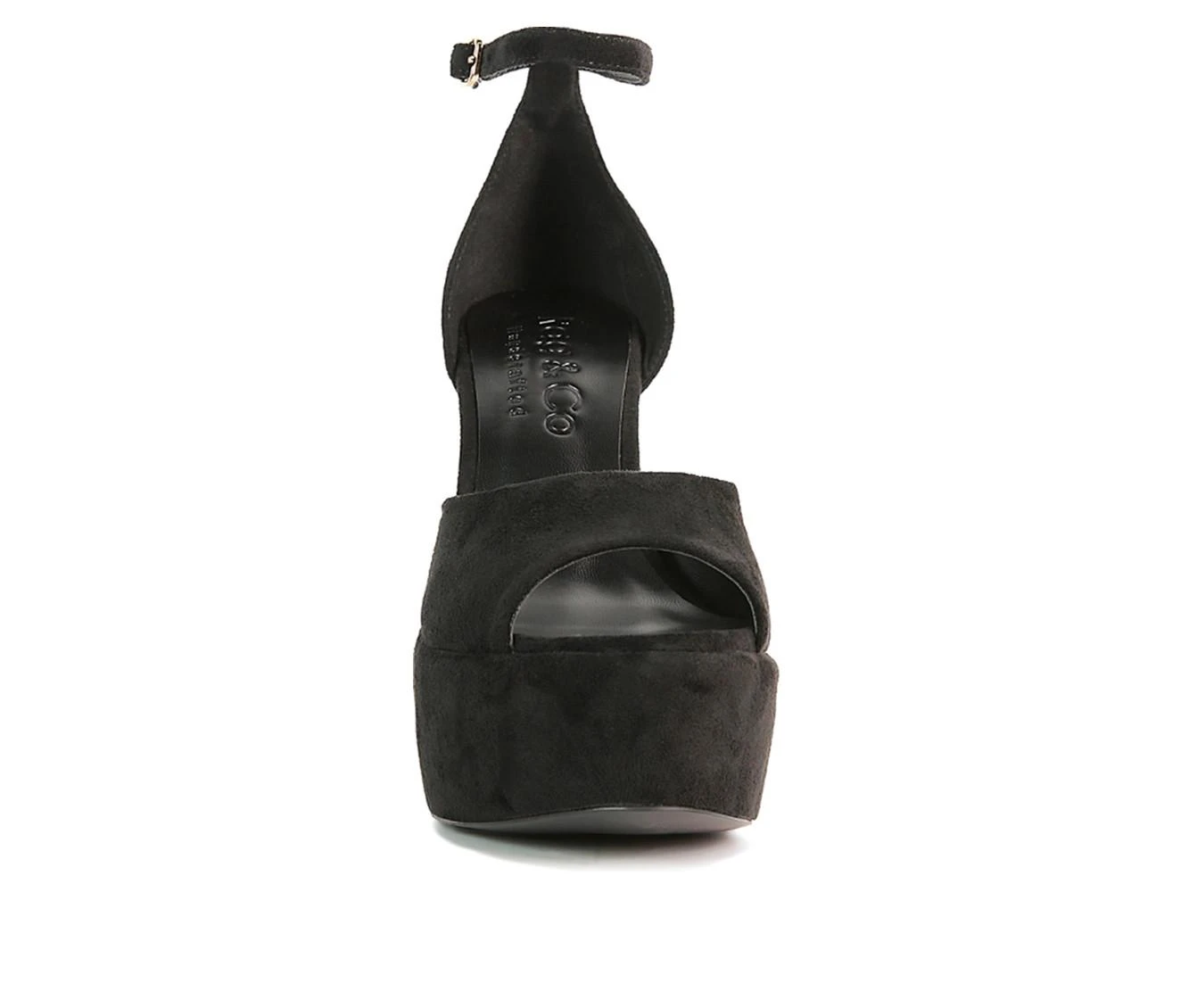 Women's Rag & Co Beaty Platform Dress Sandals Black 5 Women's Rag & Co Beaty Platform Dress Sandals Black - Image 5
