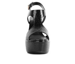 Women's Rag & Co Croft Platform Dress Sandals Black 10 Women's Rag & Co Croft Platform Dress Sandals Black -GC shoes Shop 4 420