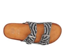 Women's GC Shoes Holly Footbed Sandals Black -GC shoes Shop 4 45