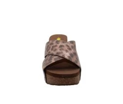 Women's Volatile Riverside Platform Wedge Sandals Bronze Leopard -GC shoes Shop 4 466