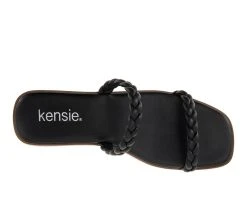 Women's KENSIE Averie Sandals Black -GC shoes Shop 4 595
