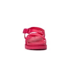 Women's Olivia Miller Tessa Strappy Footbed Sandals Fuchsia -GC shoes Shop 4 61